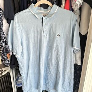 Penguin light blue collar shirt